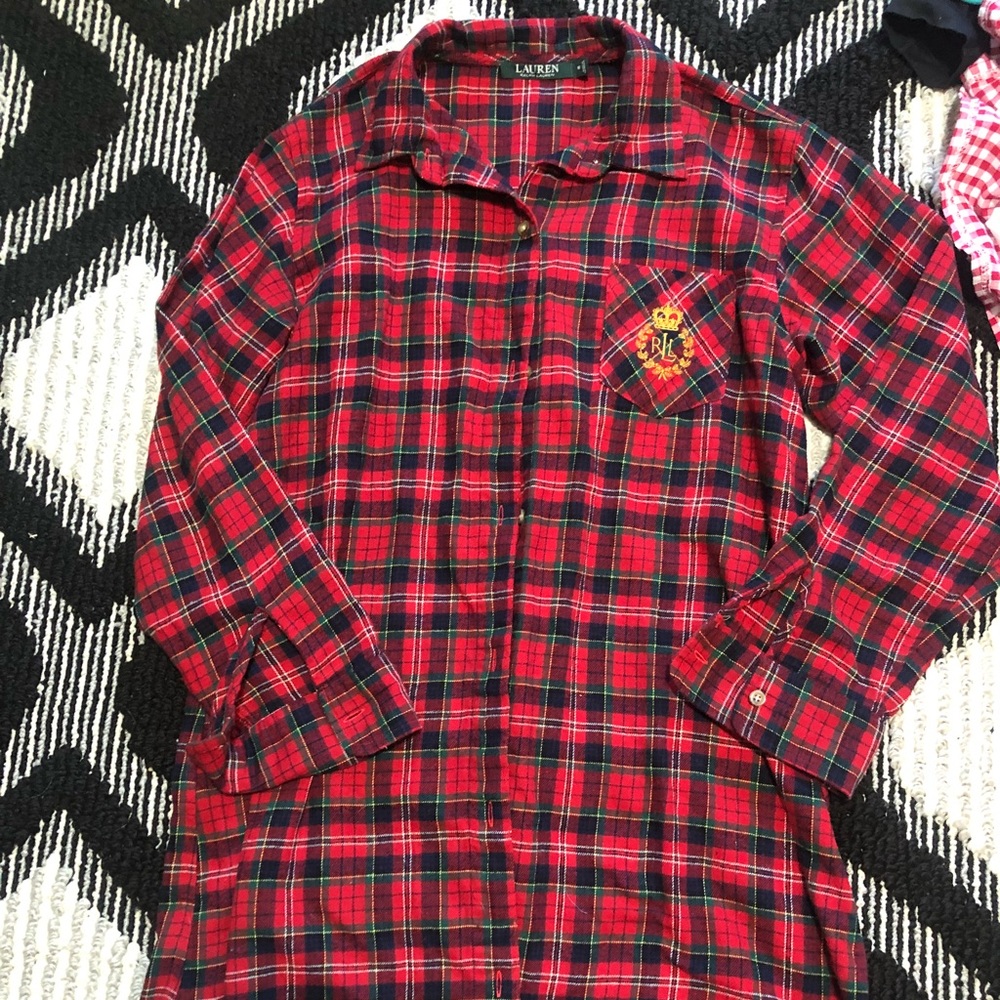 Raulph Lauren sleep tunic medium